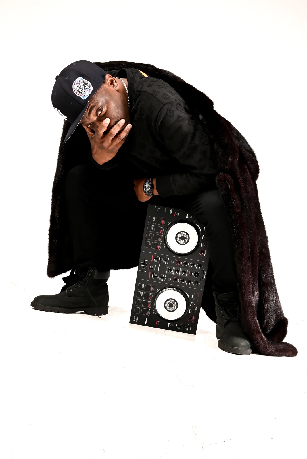 Sweety G with a boombox